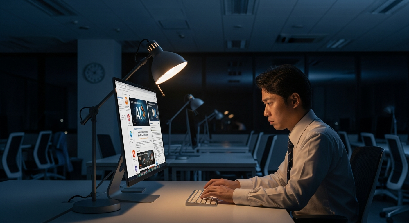 一人で奮闘するDX推進担当者