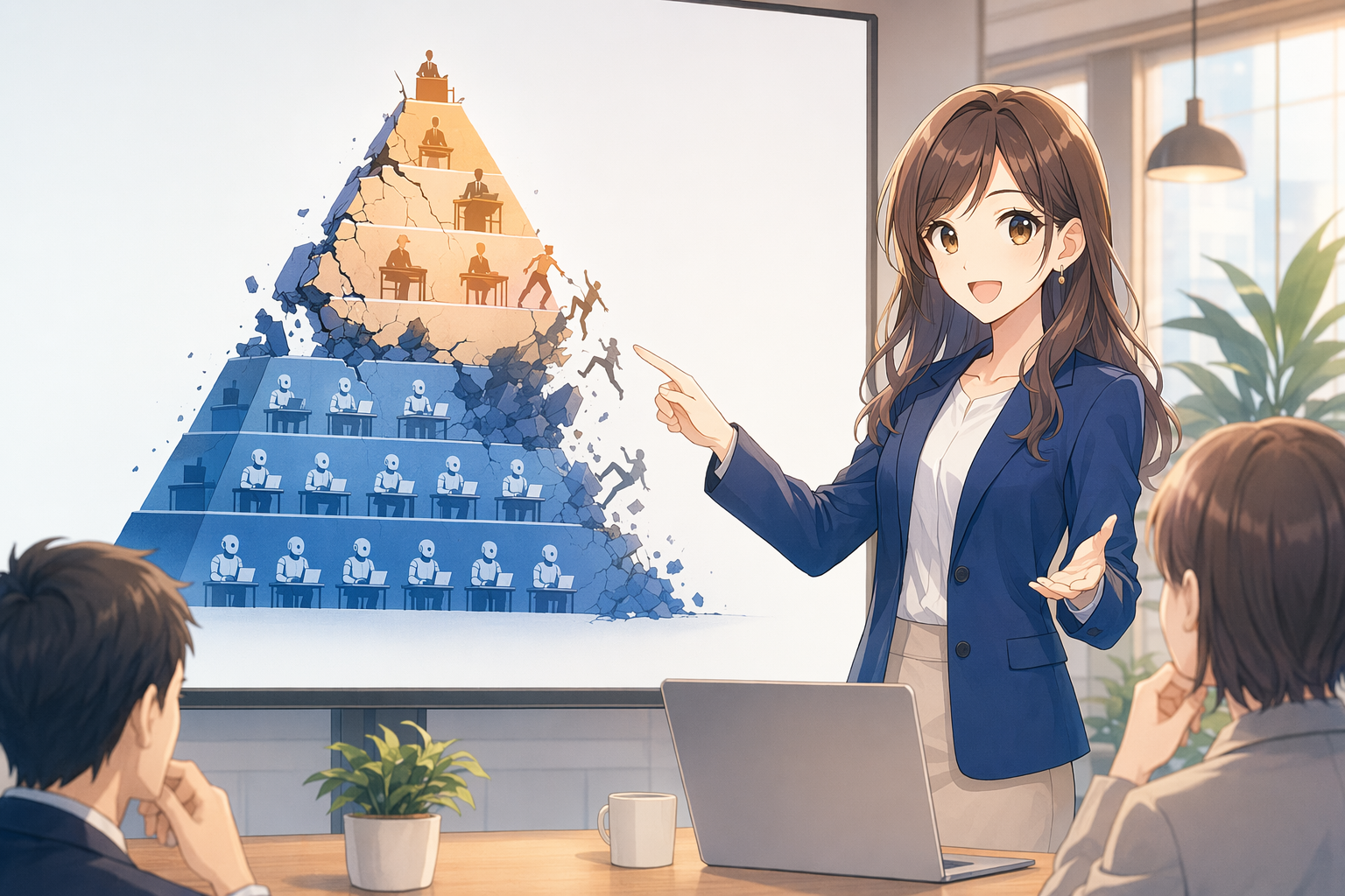 新人が育たない時代が来る？─AI時代の人材育成パラドックスと経営者が今すぐ打つべき3つの手